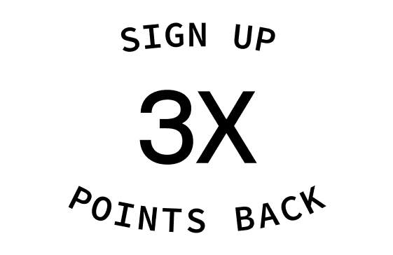Sign up: 3% points back