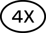 4X